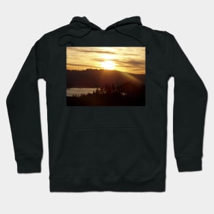 Sunrise over the Columbia River #15 Hoodie